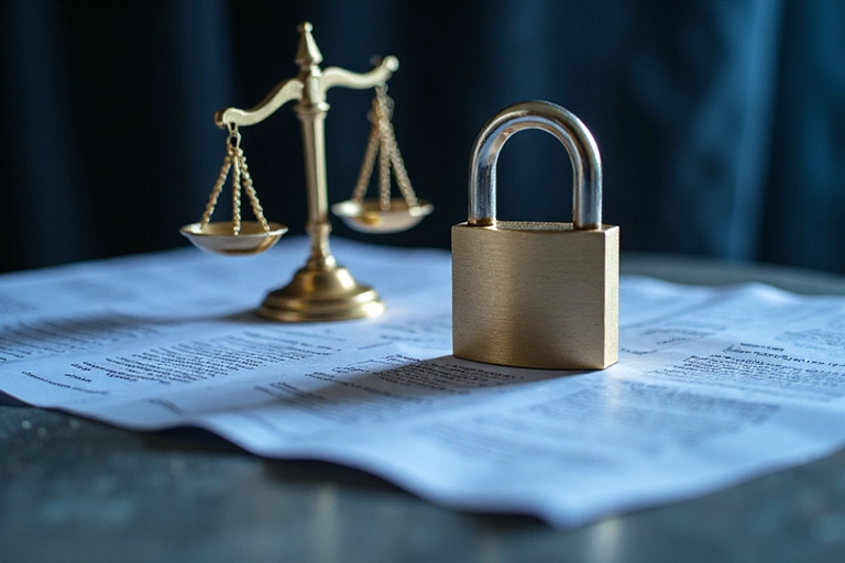 Abstract representation of legal documents and privacy rights